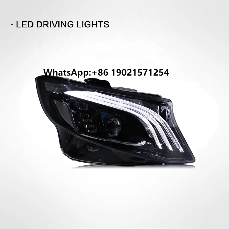 For V-class Vito Headlight Assembly Modified Style LED Headlights Daytime Running Lights Turn Signals
For V-class Vito Headlight Assembly Modified Style LED Headlights Daytime Running Lights Turn Signals