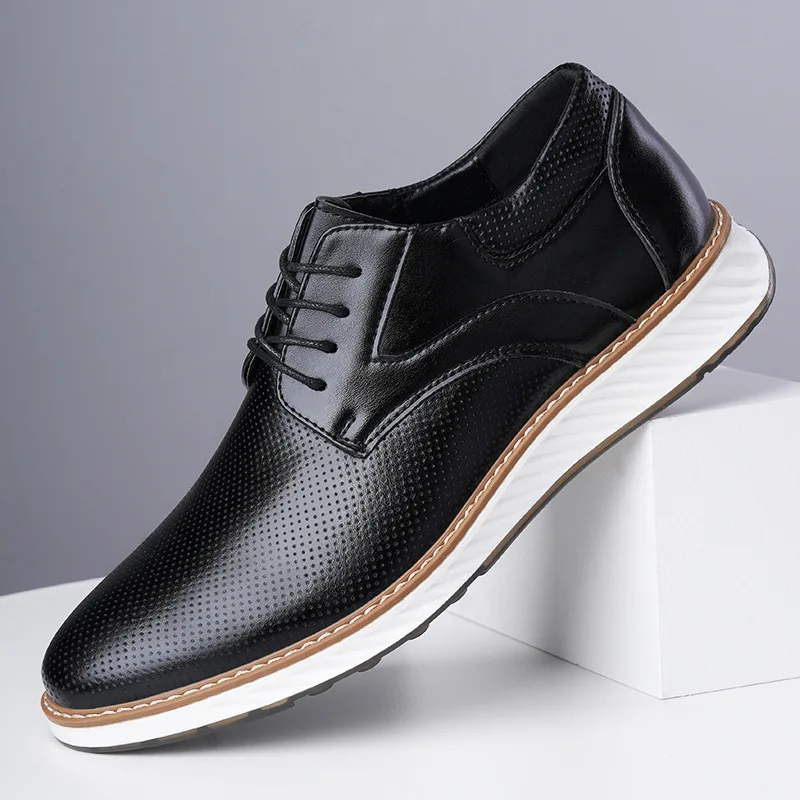 High Quality Men's Business Casual Leather Shoes Breathable Comfortable Shoes Popular Classic Dress Shoes Men Zapatos De Hombre
High Quality Men's Business Casual Leather Shoes Breathable Comfortable Shoes Popular Classic Dress Shoes Men Zapatos De Hombre
