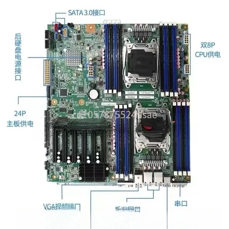 Original Disassembled Version RD450X Main Board Dual X99 Server Main Board C612 Chip E-ATX
Original Disassembled Version RD450X Main Board Dual X99 Server Main Board C612 Chip E-ATX
