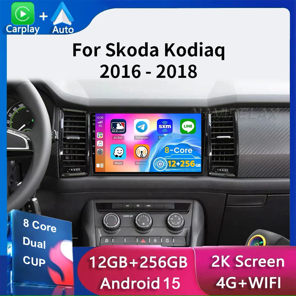 Android 15 Carplay Auto 2K QLED экран автомобильный радиоплеер для Skoda Kodiaq 2016-2018 GPS стерео 4G BT мультимедиа Wi-Fi DSP
Android 15 Carplay Auto 2K QLED экран автомобильный радиоплеер для Skoda Kodiaq 2016-2018 GPS стерео 4G BT мультимедиа Wi-Fi DSP
