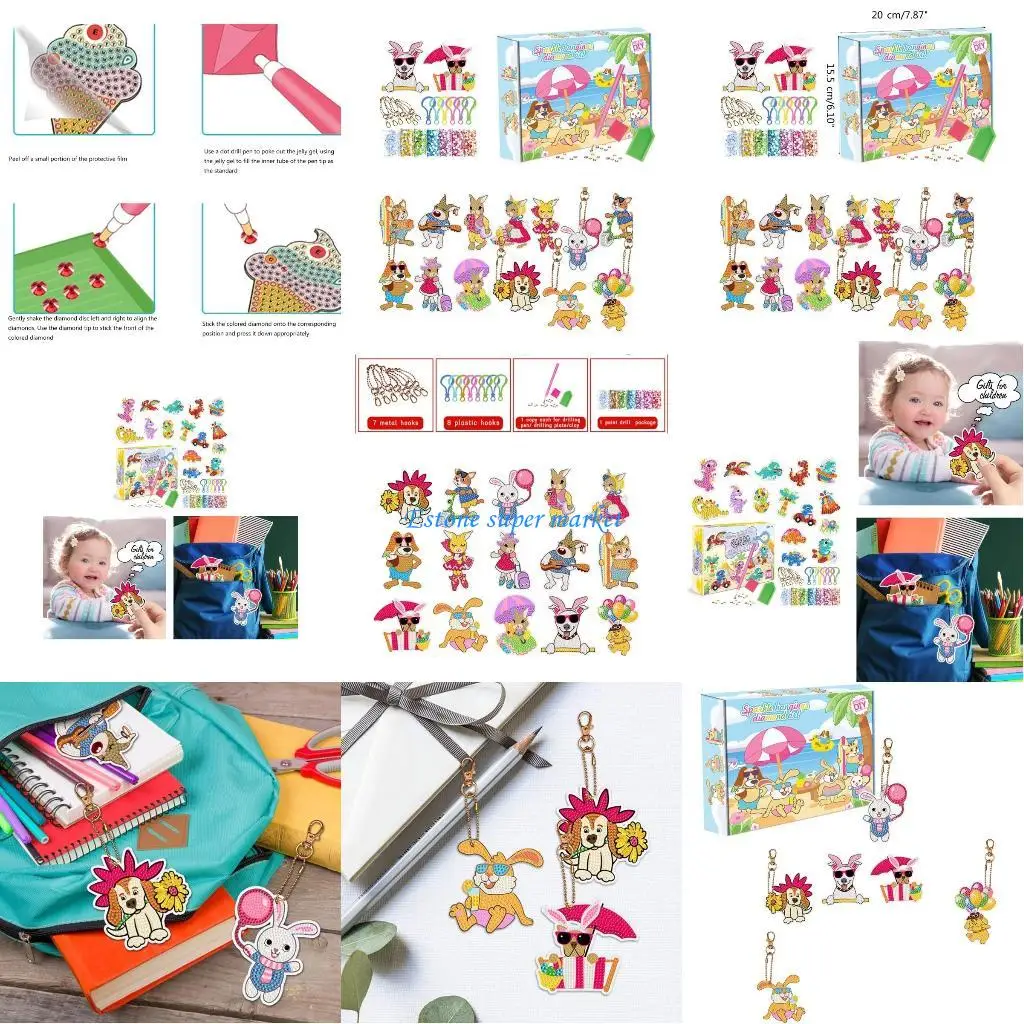 090B Набор брелоков DIY Животные Алмазные брелки Подарки Blingbling Сумка Подвеска Изготовление
090B Набор брелоков DIY Животные Алмазные брелки Подарки Blingbling Сумка Подвеска Изготовление