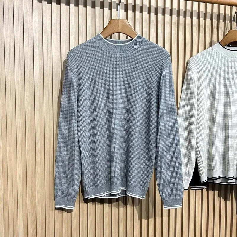 BC semi-turtleneck knitted sweater simple bottoming wool sweater
BC semi-turtleneck knitted sweater simple bottoming wool sweater