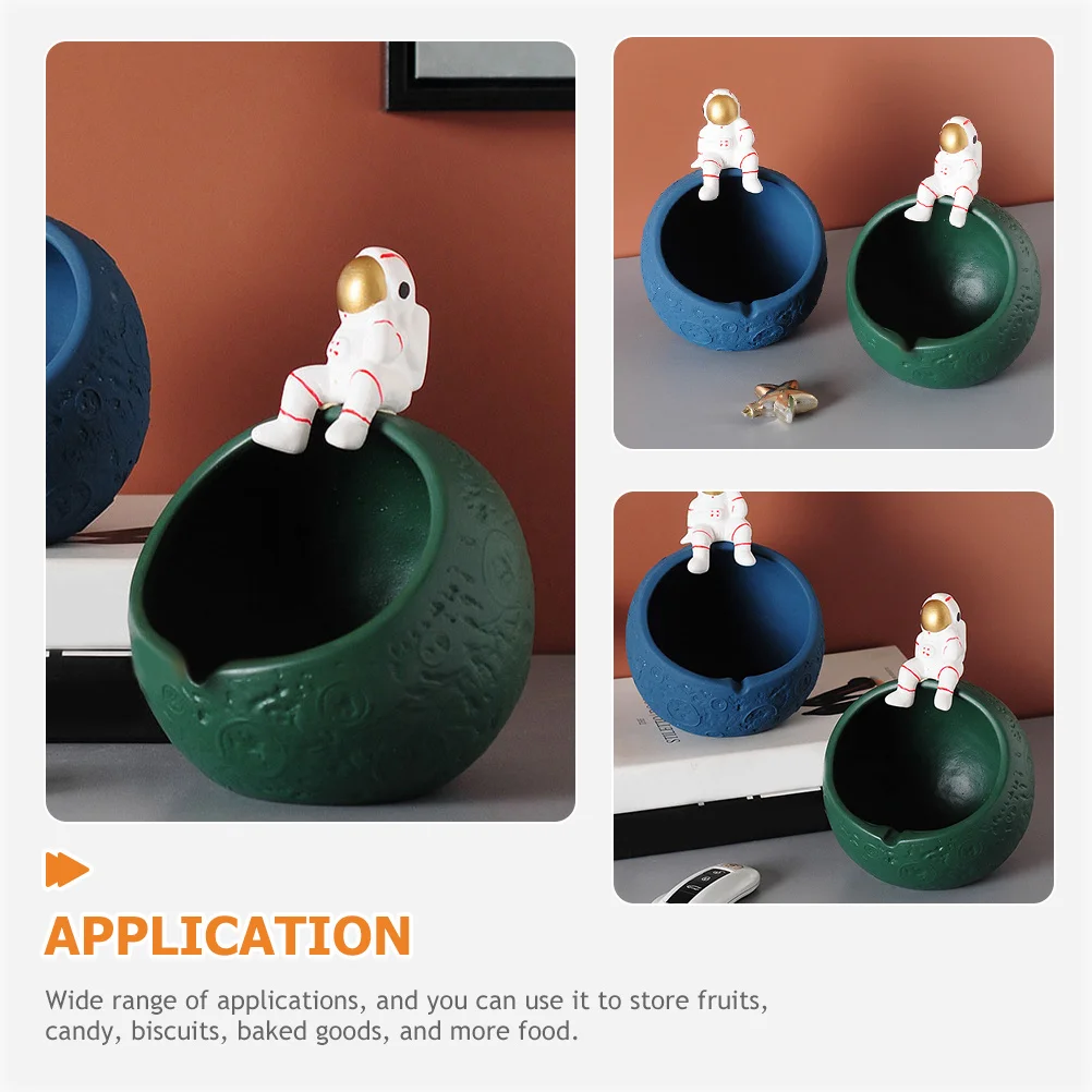 Dessert Bowls Astronaut Ornament Candy Storage Serving Fruit Ceramic Snack Dish Angled Cartoon
Dessert Bowls Astronaut Ornament Candy Storage Serving Fruit Ceramic Snack Dish Angled Cartoon