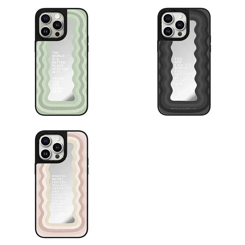 Mirror Surface Wave Phone Case Cover for IPhone 11 12 13 14 15 Pro Max Case for IPhone 15 Pro Max
Mirror Surface Wave Phone Case Cover for IPhone 11 12 13 14 15 Pro Max Case for IPhone 15 Pro Max