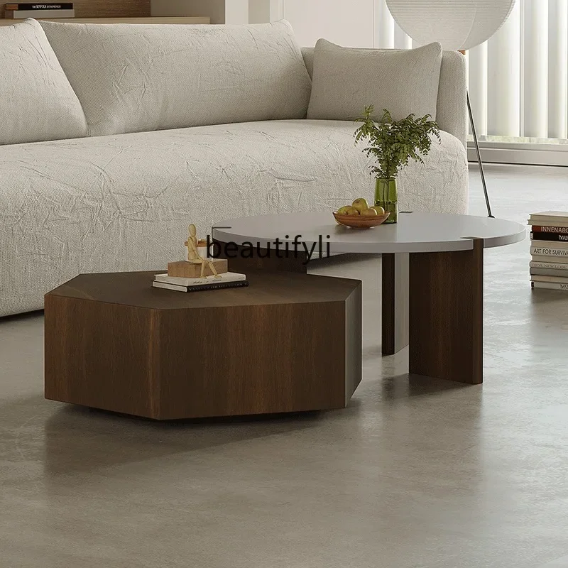 Modern simple household living room side table, size light luxury coffee table combination designer round small apartment
Modern simple household living room side table, size light luxury coffee table combination designer round small apartment