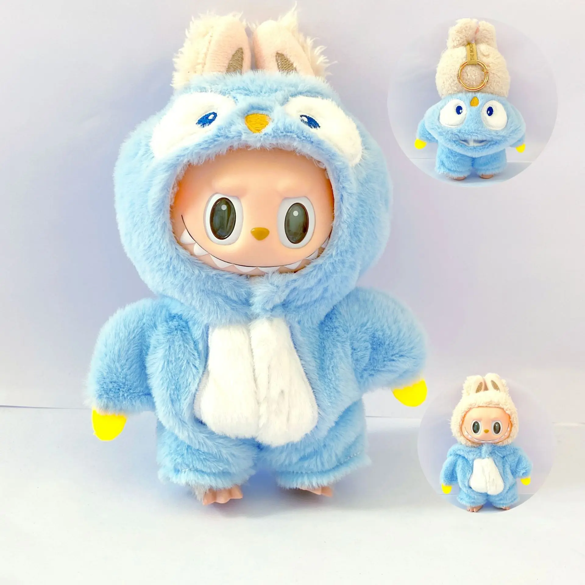 1st-4th Gen Labubu Pendant Doll Clothes Transforming Onesie Big Blue Shark Penguin Labubu Outfit Accessories
1st-4th Gen Labubu Pendant Doll Clothes Transforming Onesie Big Blue Shark Penguin Labubu Outfit Accessories