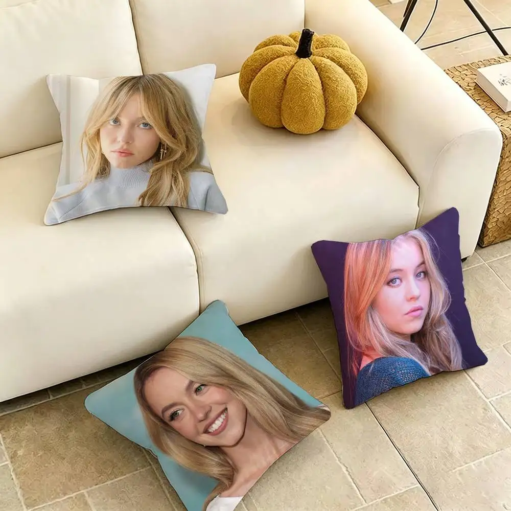 Sydney-Y S-Sweeney Actor Square Double-Sided printed Pillow Case Bedroom Bedside Pillow Sofa Cushion Cover Gift
Sydney-Y S-Sweeney Actor Square Double-Sided printed Pillow Case Bedroom Bedside Pillow Sofa Cushion Cover Gift