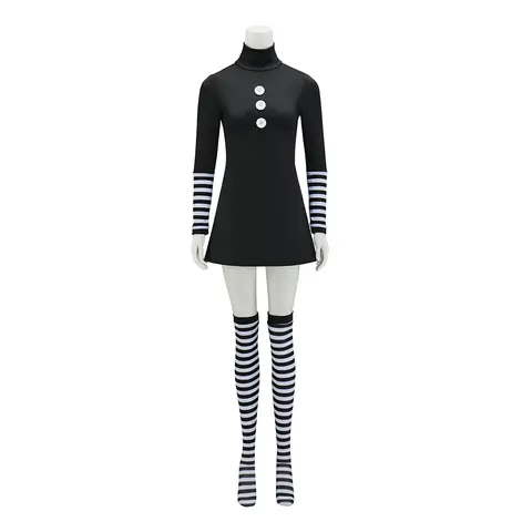 Game Movie Marionette Cosplay Costume The Puppet Costume Women Dress Accessories Full Set Clothes Halloween Party Suit