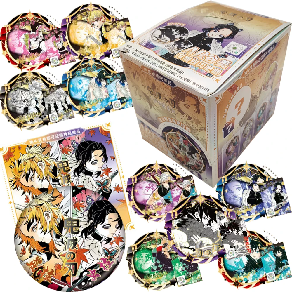 Demon Slayer Collection Cards for Boys Girls Tomioka Giyuu Popular IP Character High Quality AR Relief Flash Badges Accessories
Demon Slayer Collection Cards for Boys Girls Tomioka Giyuu Popular IP Character High Quality AR Relief Flash Badges Accessories
