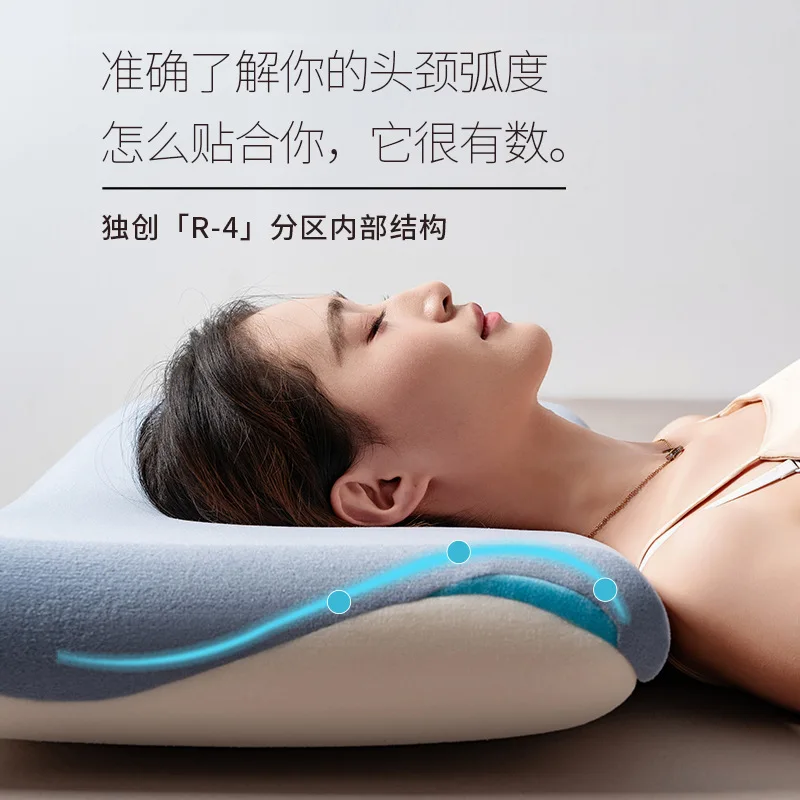 The same second generation deep sleep pillow Pro double core cervical vertebrae pillow memory foam pillow core men and womenide
The same second generation deep sleep pillow Pro double core cervical vertebrae pillow memory foam pillow core men and womenide
