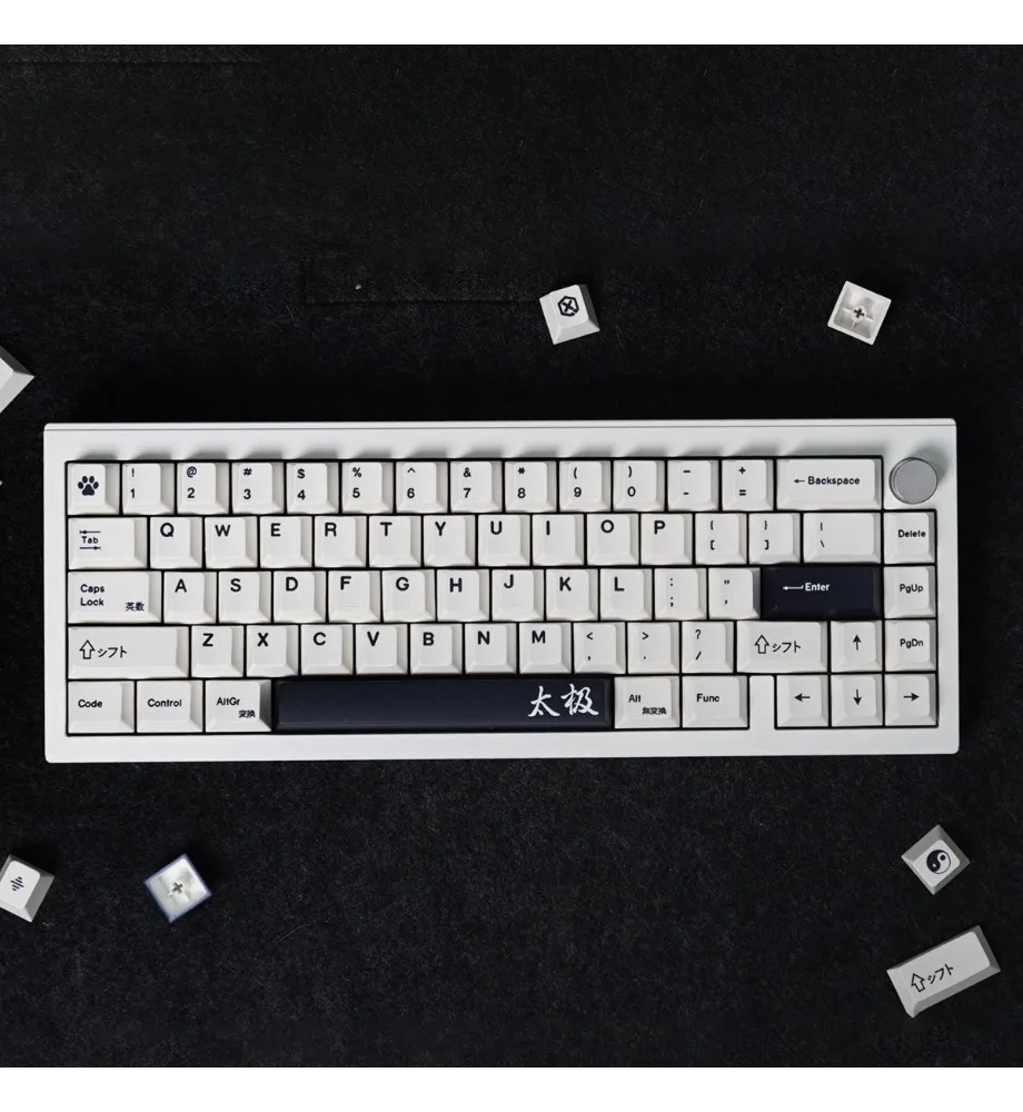 Keycap Personalized Keycap PBT Sublimation Customized Cherry Original Height 61 Tai Chi English 144 Keys Mechanical Keyboard
Keycap Personalized Keycap PBT Sublimation Customized Cherry Original Height 61 Tai Chi English 144 Keys Mechanical Keyboard