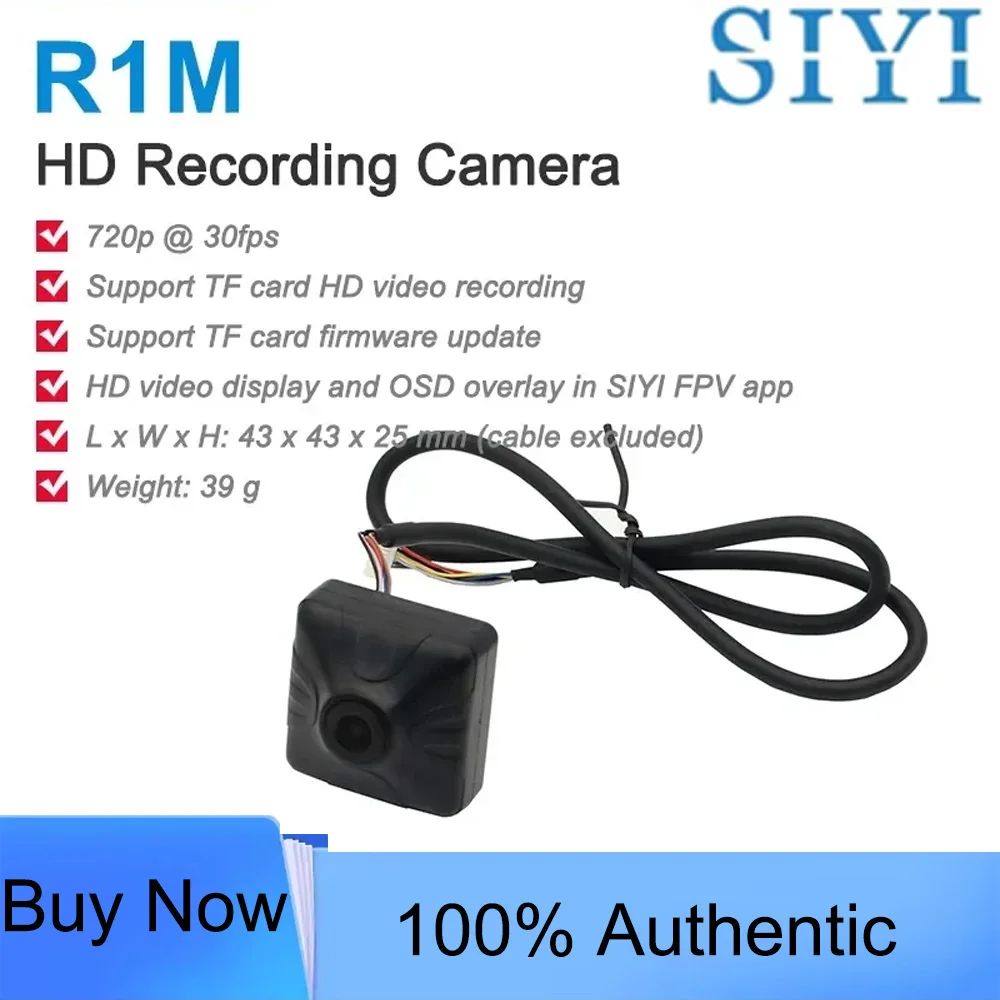 SIYI R1M Recording FPV Camera 1080P 30fps Ethernet Port IP Camera 1/2.9 Inch Sensor For with HM30 MK15 MK15E for UAV Drone
SIYI R1M Recording FPV Camera 1080P 30fps Ethernet Port IP Camera 1/2.9 Inch Sensor For with HM30 MK15 MK15E for UAV Drone