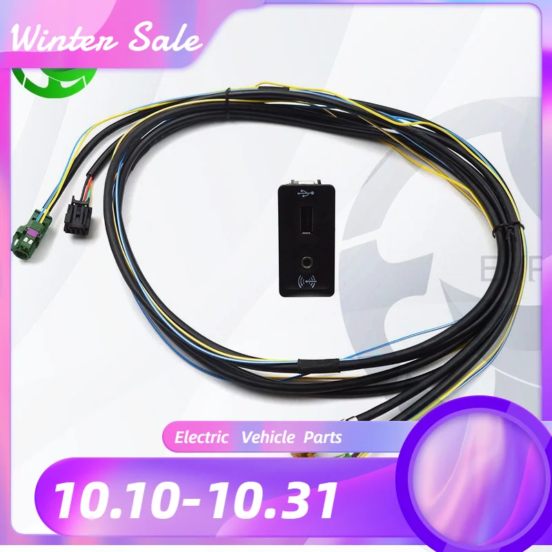 CarPlay Media USB AUX Switch For VW Golf 7 MIB2 MDI USB AMI Adapter Plug Socket 5Q0035726E 5Q0 035 726 E
CarPlay Media USB AUX Switch For VW Golf 7 MIB2 MDI USB AMI Adapter Plug Socket 5Q0035726E 5Q0 035 726 E