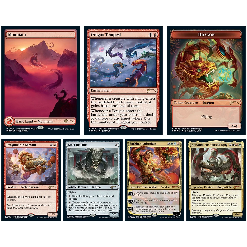 DIY Magic the Gatherings Storms самодельный 2024 Dragon Tempest Mountain Korvold Sarkhan Unbroken Rainbow Card Настольная игра Игрушка
DIY Magic the Gatherings Storms самодельный 2024 Dragon Tempest Mountain Korvold Sarkhan Unbroken Rainbow Card Настольная игра Игрушка