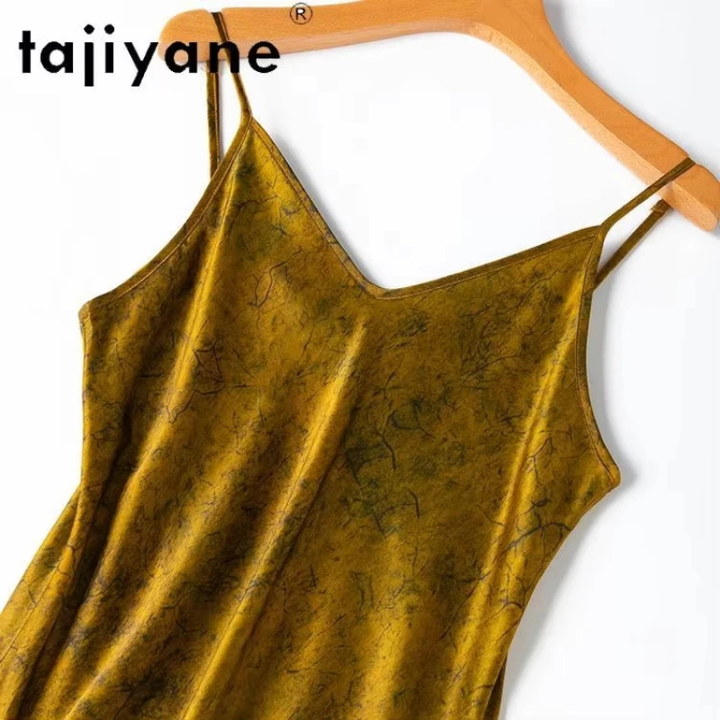 TAJIYANE 100% Mulberry Silk Dresses Woman Luxury Long Spaghetti Strap Dress Summer Party Dresses Women Clothing 2025 Vestidos
TAJIYANE 100% Mulberry Silk Dresses Woman Luxury Long Spaghetti Strap Dress Summer Party Dresses Women Clothing 2025 Vestidos