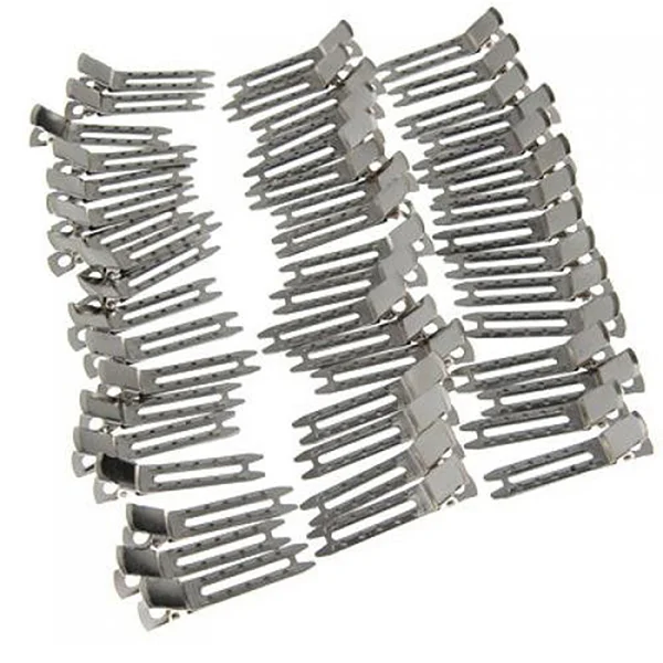Double Prong Metal Alligator Clips Hairpins for DIY Hair Bows Silver Stainless Hairdressing Clips Clamp Hair Accessories
Double Prong Metal Alligator Clips Hairpins for DIY Hair Bows Silver Stainless Hairdressing Clips Clamp Hair Accessories