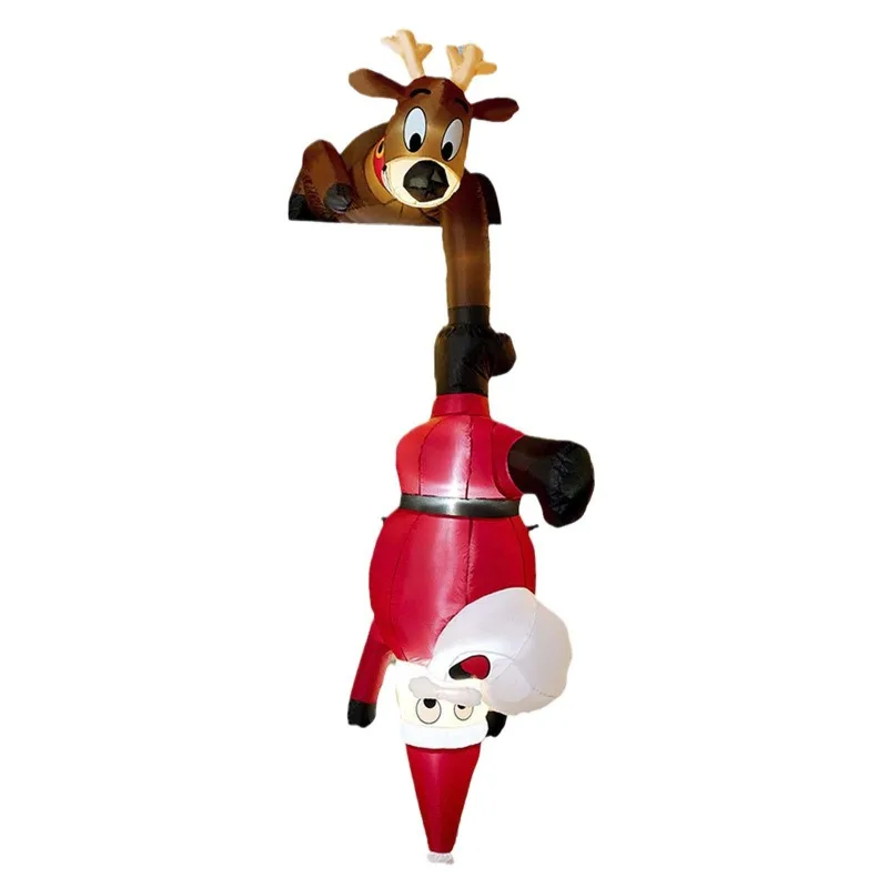 Christmas inflatable air mold Elk LED light luminous outdoor garden decoration ornament
Christmas inflatable air mold Elk LED light luminous outdoor garden decoration ornament