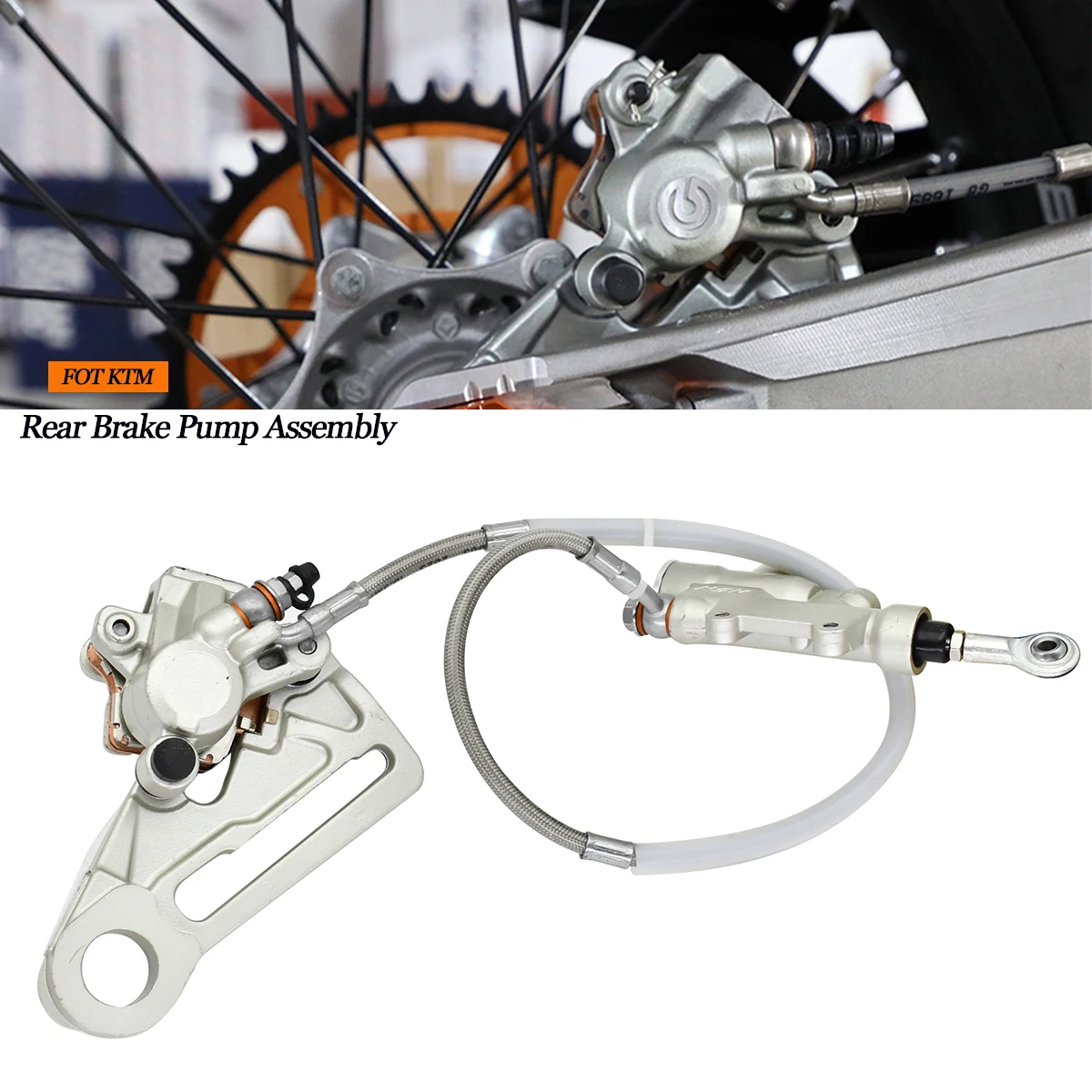 Motorcycle Rear Brake Pump Assembly Brake Caliper For KTM EXC EXCF XC XCF XCW XCFW SX SXF For Husqvarna TC FC TE FE TX FX 04-23
Motorcycle Rear Brake Pump Assembly Brake Caliper For KTM EXC EXCF XC XCF XCW XCFW SX SXF For Husqvarna TC FC TE FE TX FX 04-23