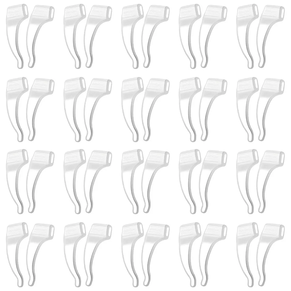 50Pairs Eyeglasses Ear Grips Silicone Anti-Skid Holders Non-Slip Glasses Hooks Comfortable Flexible Eyewear Retainers
50Pairs Eyeglasses Ear Grips Silicone Anti-Skid Holders Non-Slip Glasses Hooks Comfortable Flexible Eyewear Retainers