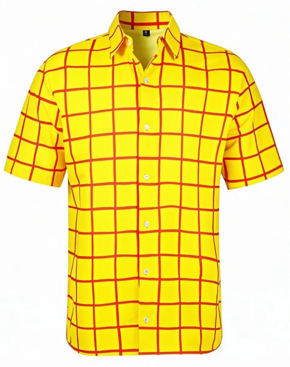 Fashion Men's Short Sleeve Shirt Casual Plaid Color Summer 3D Printed Lapel Shirt New Fashion Casual Men's Clothing Unisex Tops
Fashion Men's Short Sleeve Shirt Casual Plaid Color Summer 3D Printed Lapel Shirt New Fashion Casual Men's Clothing Unisex Tops