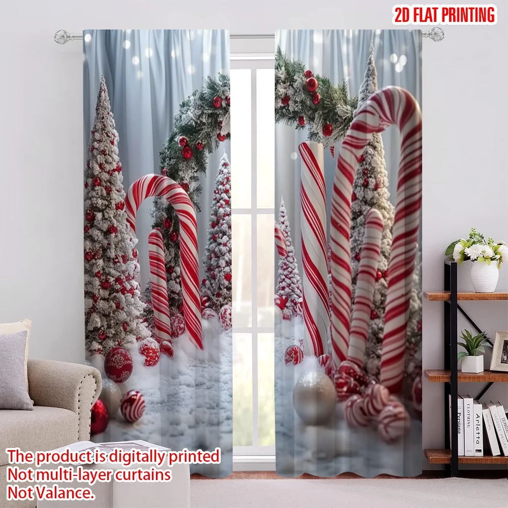 2pcs 2D flat printing Merry Christmas Curtain Canes and pine trees_ Fabric Without Electricity Holiday Decorations Perfect for
2pcs 2D flat printing Merry Christmas Curtain Canes and pine trees_ Fabric Without Electricity Holiday Decorations Perfect for
