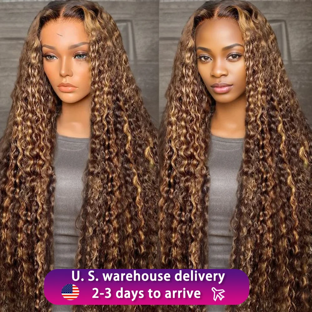 200 Density 4/27 Highlight Deep Wave HD Lace Front Wig Human Hair 13x6 44 Inch Pre Plucked Water Wave Lace Front Human Hair Wigs
200 Density 4/27 Highlight Deep Wave HD Lace Front Wig Human Hair 13x6 44 Inch Pre Plucked Water Wave Lace Front Human Hair Wigs