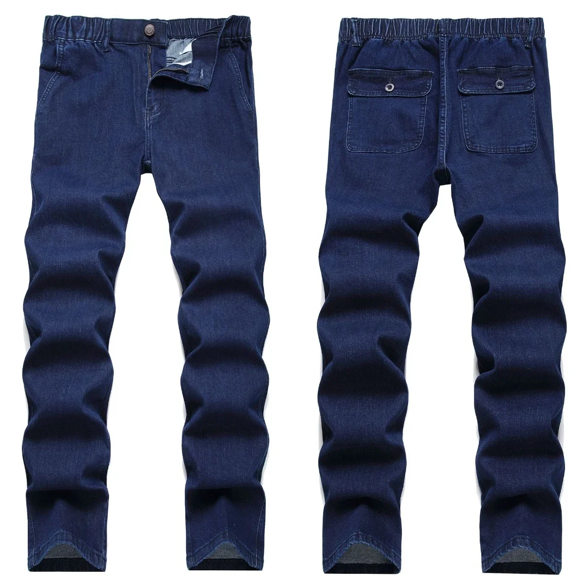 Large Size Men High-End Retro Straight Denim Pants Slim Fit Jeans Bleached Business Office Workers Pure Color Button Pocket 2024
Large Size Men High-End Retro Straight Denim Pants Slim Fit Jeans Bleached Business Office Workers Pure Color Button Pocket 2024