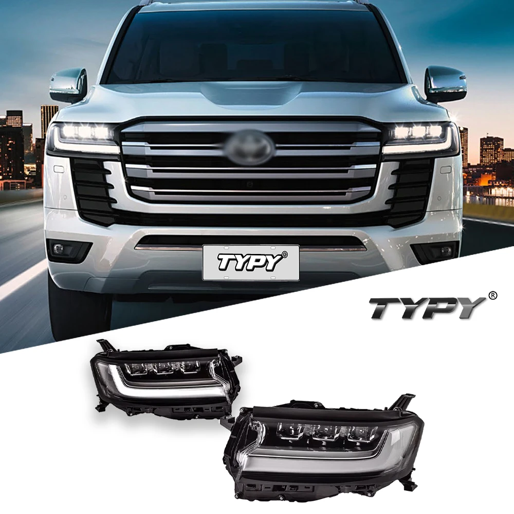 Car Head Lamp For Toyota LC300 Headlights 2022-2023 Upgrade Modified to New Dynamic Turn Signal Car LED Headlights Assembly
Car Head Lamp For Toyota LC300 Headlights 2022-2023 Upgrade Modified to New Dynamic Turn Signal Car LED Headlights Assembly