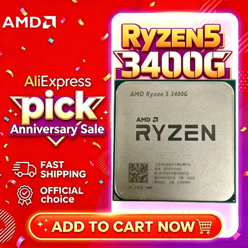 AMD Ryzen 5 3400G R5 3400G 12MB Cache 65W Low Power APU 3.7GHz Eight Thread YD3400C5M4MFH AM4 Loose Pieces Desktop Processor
AMD Ryzen 5 3400G R5 3400G 12MB Cache 65W Low Power APU 3.7GHz Eight Thread YD3400C5M4MFH AM4 Loose Pieces Desktop Processor