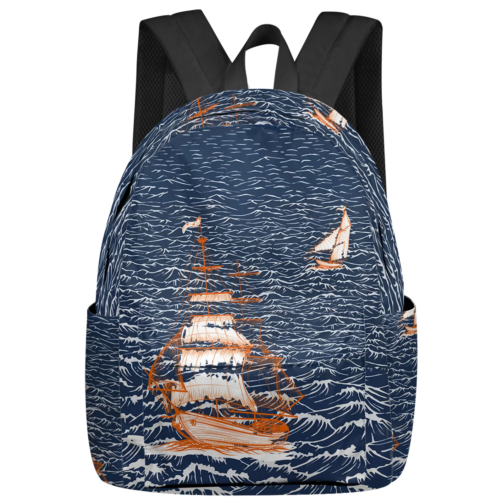 Sail On The Waves Backpack Teenagers Student School Bags Laptop Custom Backpack for Men Women Travel Bag
Sail On The Waves Backpack Teenagers Student School Bags Laptop Custom Backpack for Men Women Travel Bag