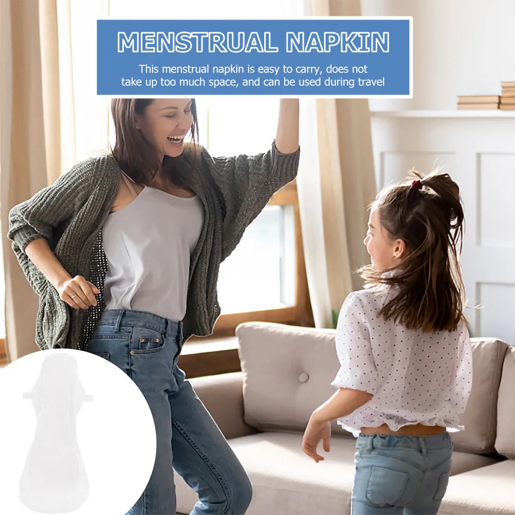 3Pcs Sanitary Napkin Reusable Washable Menstrual Pad Soft Cotton Breathable Leakproof Snap Closure for Puerpera Postpartum
3Pcs Sanitary Napkin Reusable Washable Menstrual Pad Soft Cotton Breathable Leakproof Snap Closure for Puerpera Postpartum