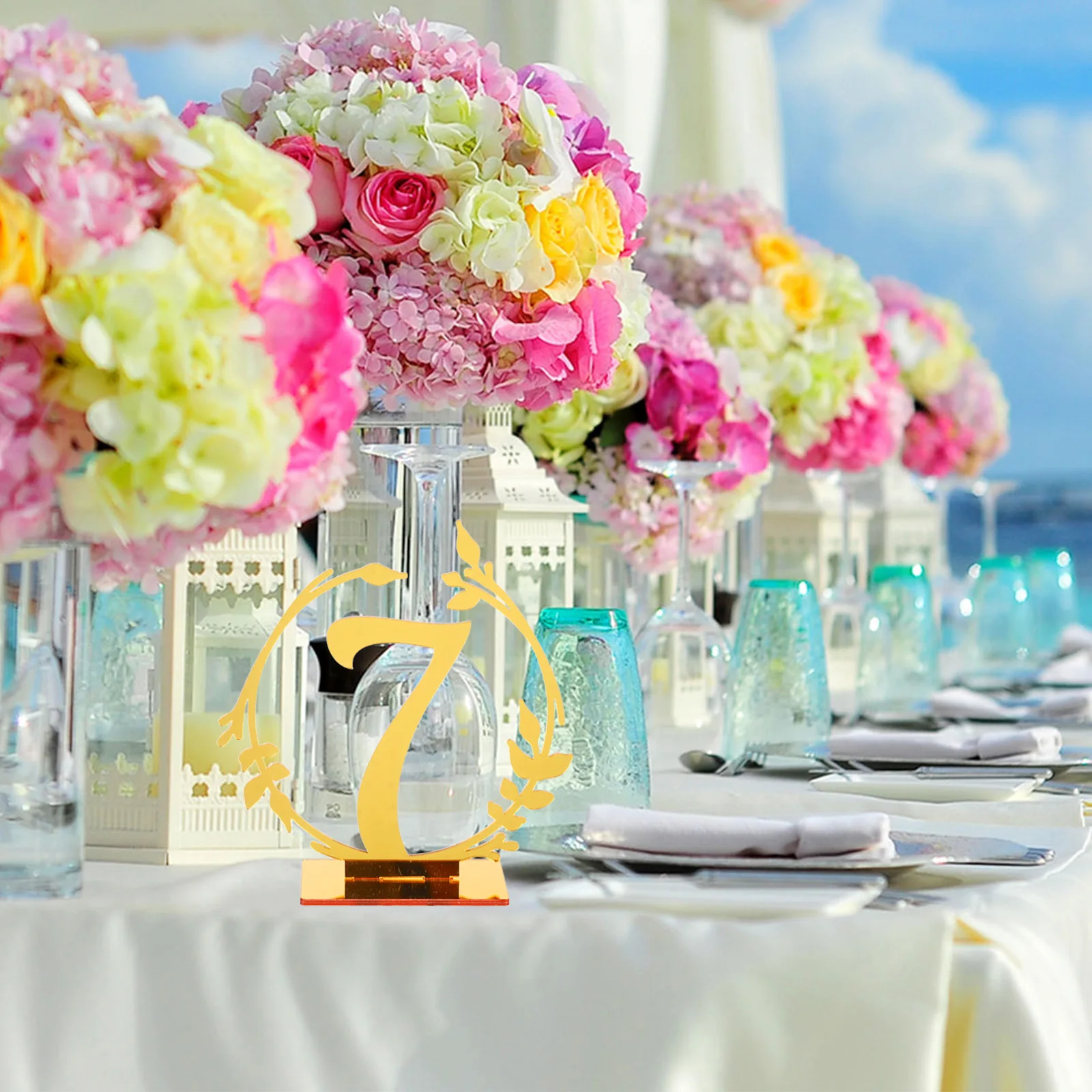 10pcs Golden Acrylic Table Numbers for Wedding Banquet Restaurant Party Reusable Digital Signs with Number 1-10
10pcs Golden Acrylic Table Numbers for Wedding Banquet Restaurant Party Reusable Digital Signs with Number 1-10