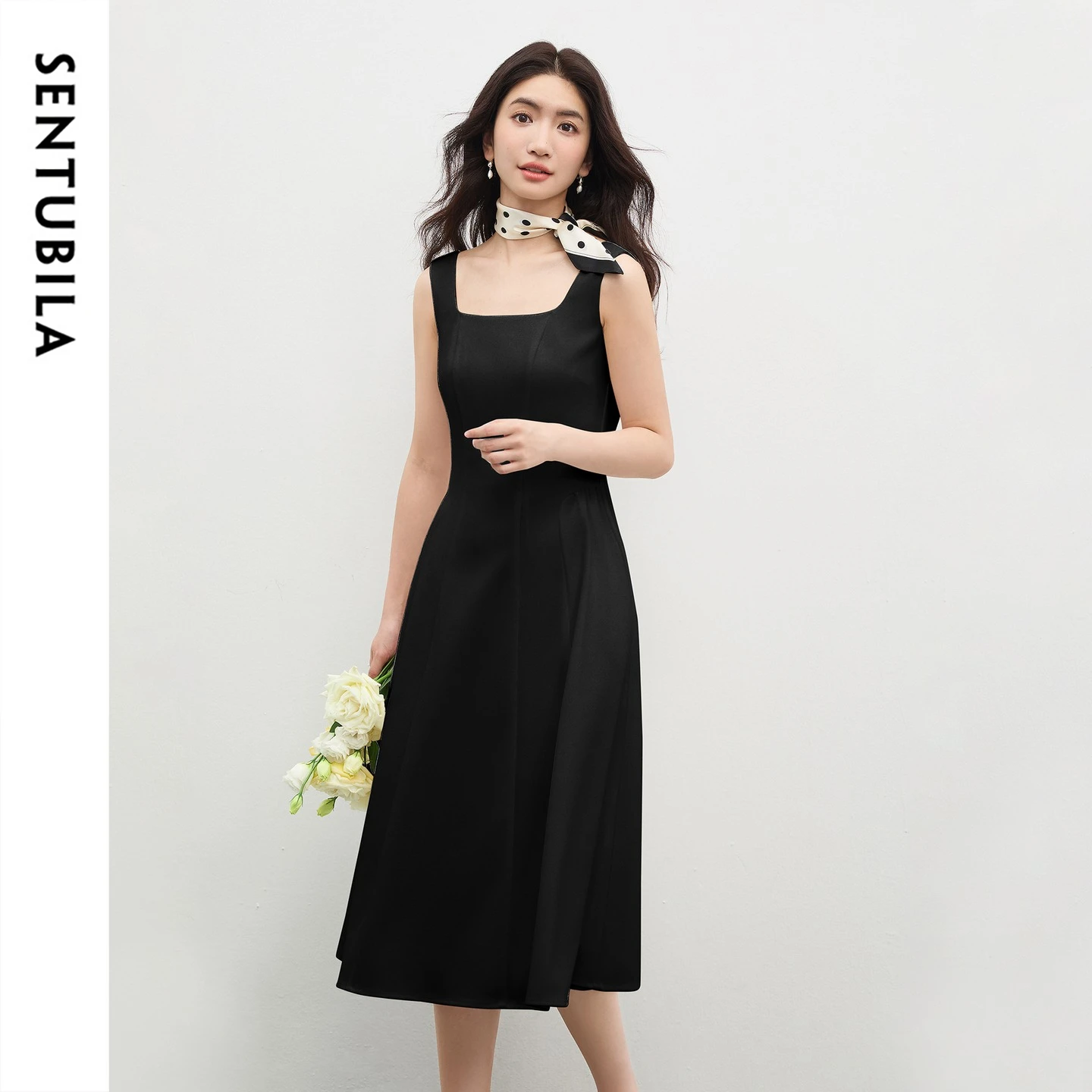 SENTUBILA Women's Elegant Dress Commuter Square Neck Slim Fit Tank Dresses 2026 Summer Waist-cinching Slimming Midi 162LJ5978
SENTUBILA Women's Elegant Dress Commuter Square Neck Slim Fit Tank Dresses 2026 Summer Waist-cinching Slimming Midi 162LJ5978