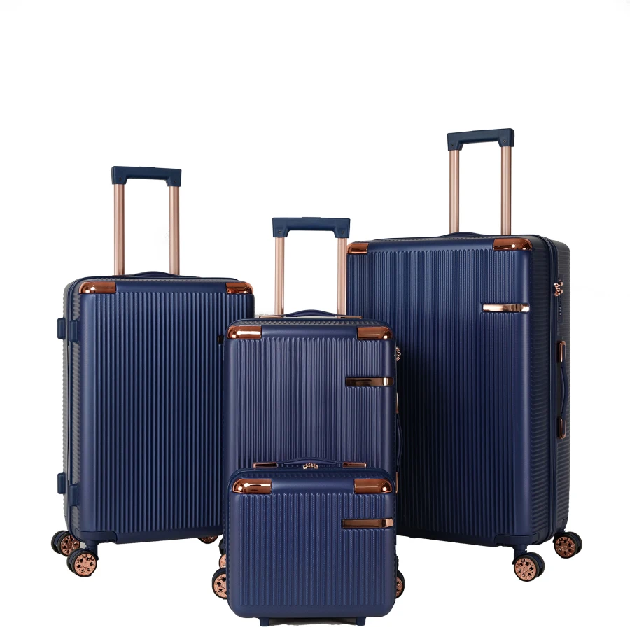 4-piece hard luggage 360 ° dual rotating four-wheel luggage password lock lightweight universal wheel luggage portable luggage.
4-piece hard luggage 360 ° dual rotating four-wheel luggage password lock lightweight universal wheel luggage portable luggage.