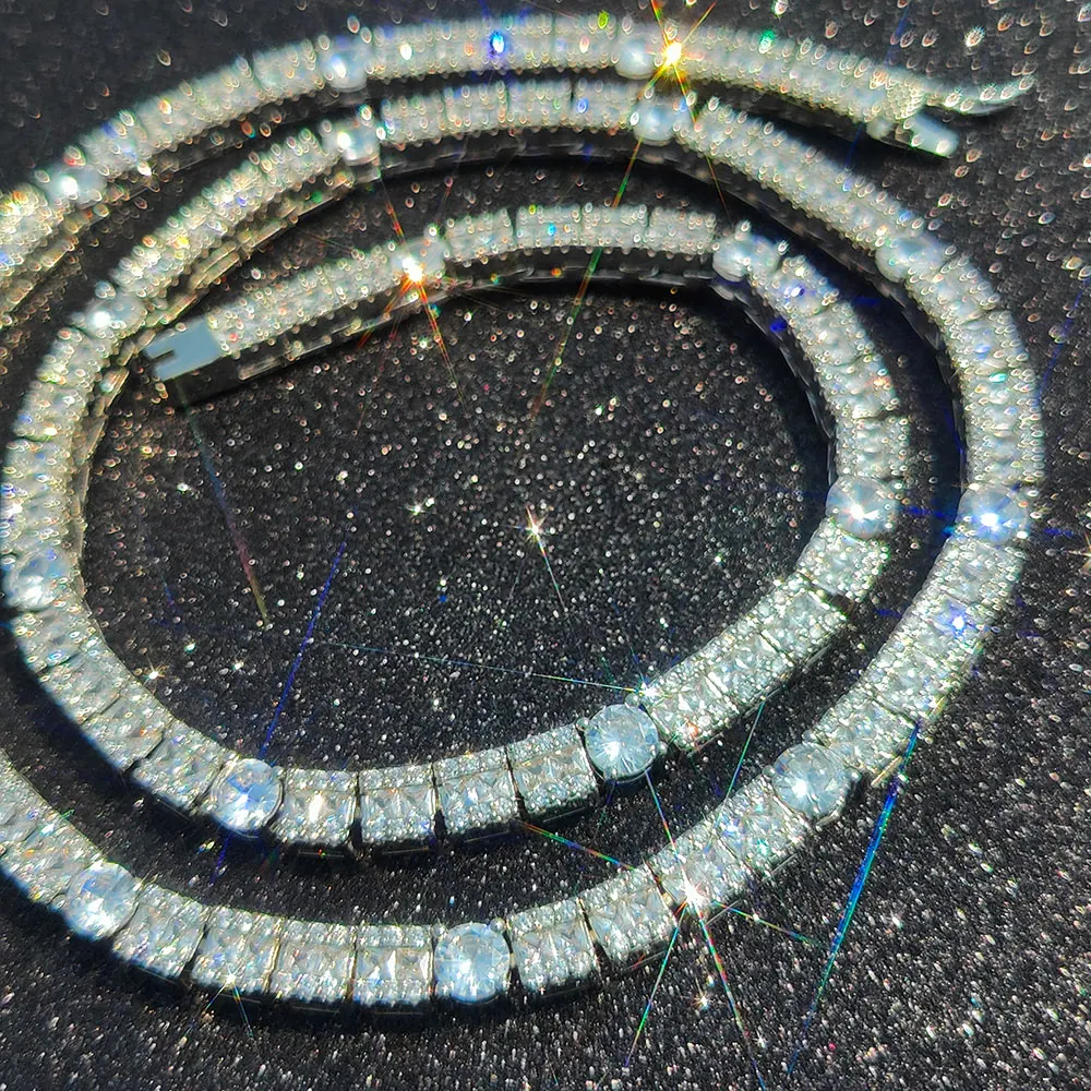 6mm Width CZ Cubic Zirconia Square Sparkling Tennis Chain Necklace Christmas Gift for Her/Him Men Diamond Jewelry
6mm Width CZ Cubic Zirconia Square Sparkling Tennis Chain Necklace Christmas Gift for Her/Him Men Diamond Jewelry