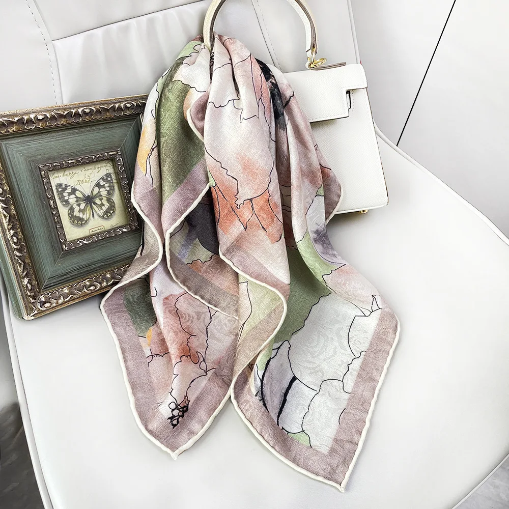 70% Wool 30% Nature Silk Scarf for Women Bohemian Tie-dye Floral Square Scarf Silk Wool Women's Scarf Winter Accessories
70% Wool 30% Nature Silk Scarf for Women Bohemian Tie-dye Floral Square Scarf Silk Wool Women's Scarf Winter Accessories