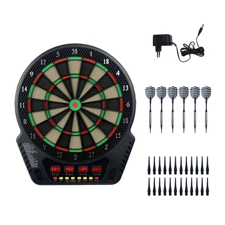 Penpen Professional LED Display Dart Game Electronic DartBoard with 6 Darts 24 extra Tips Any Type of Adapter Can Be Choose B06E
Penpen Professional LED Display Dart Game Electronic DartBoard with 6 Darts 24 extra Tips Any Type of Adapter Can Be Choose B06E