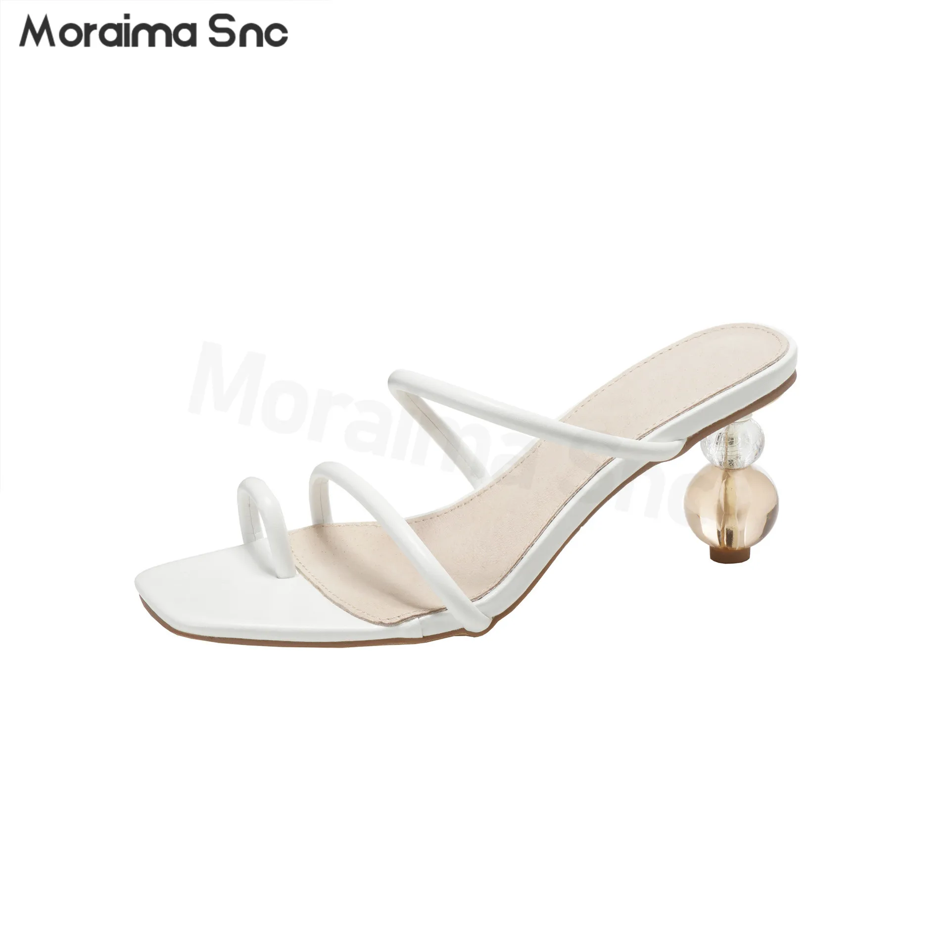 Square Toe Solid Color Open Toe Slippers One-Line Straps Shaped Heels High Heels Black and White Simple Fashionable Women's Shoe
Square Toe Solid Color Open Toe Slippers One-Line Straps Shaped Heels High Heels Black and White Simple Fashionable Women's Shoe