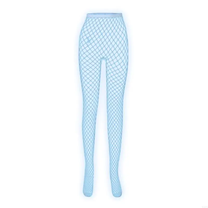 Y88A Women's Glow Fishnet Stockings Mesh Fishnet Tights High Waist Pantyhose Thigh High Stockings for Rave Club
Y88A Women's Glow Fishnet Stockings Mesh Fishnet Tights High Waist Pantyhose Thigh High Stockings for Rave Club