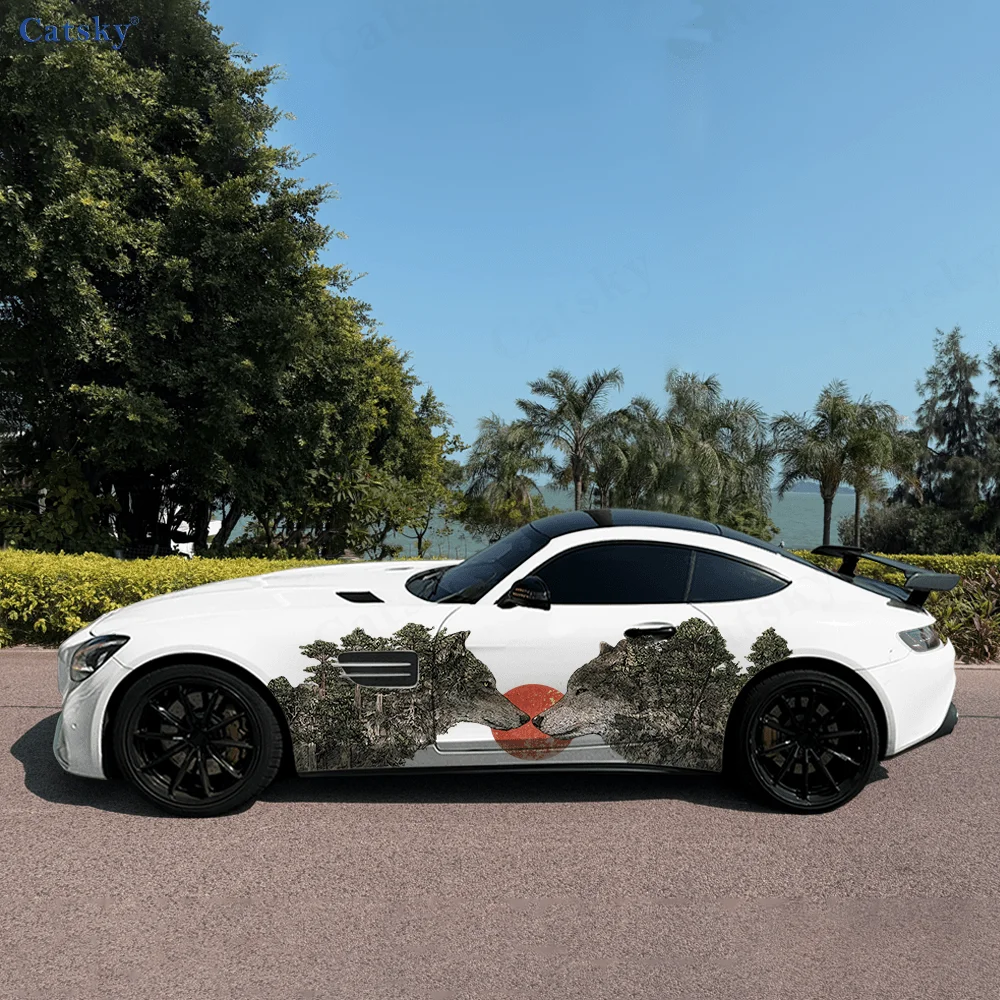 Wolves Touch Nose Red Sun Car Vinyl Wraps Decal Self-adhesive PVC Sticker Suitable for Trucks SUV Decor Auto Accessories Gift
Wolves Touch Nose Red Sun Car Vinyl Wraps Decal Self-adhesive PVC Sticker Suitable for Trucks SUV Decor Auto Accessories Gift