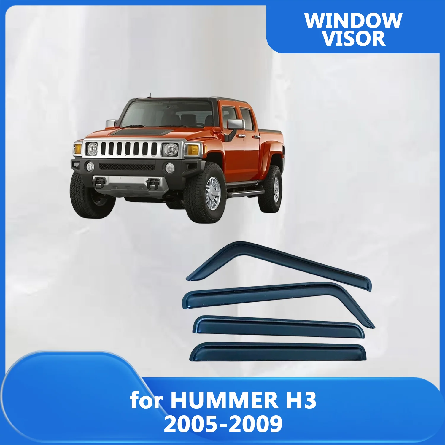 Window Visor for HUMMER H3 2005 2006 2007 2008 2009 Wind Deflectors Rain Guards Door Visor Vent Shades Rain Outside-Mount Tape
Window Visor for HUMMER H3 2005 2006 2007 2008 2009 Wind Deflectors Rain Guards Door Visor Vent Shades Rain Outside-Mount Tape