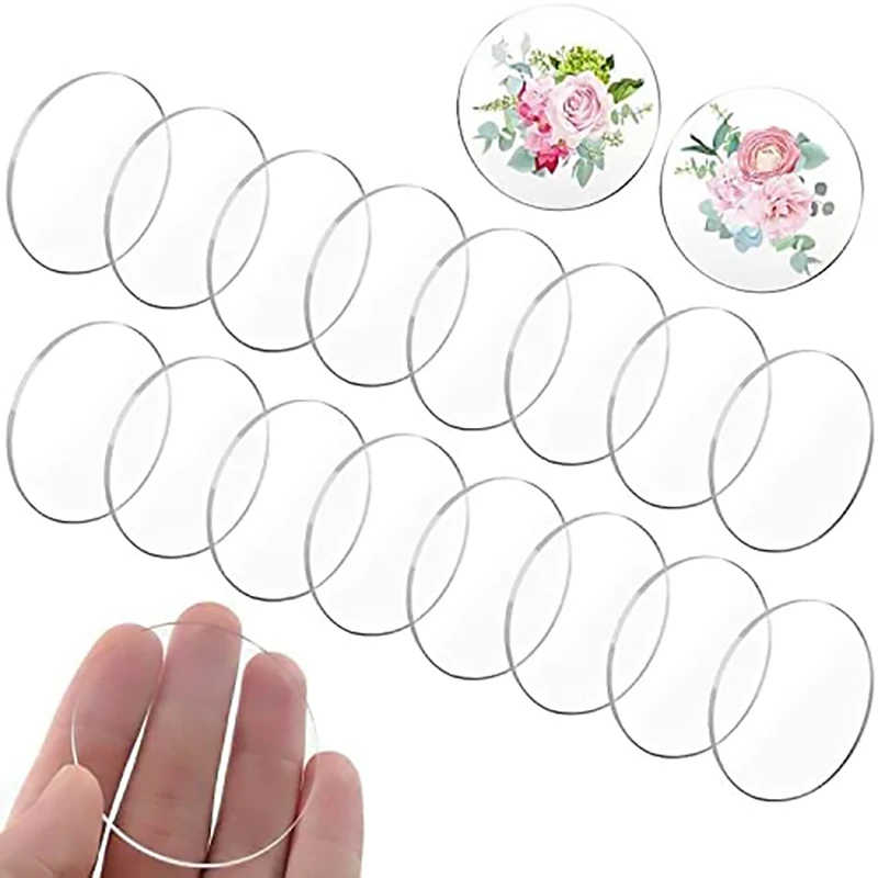 Clear 2 Inch Circle Acrylic Sheet Round Panel Board, Acrylic Circle Blank Disc for Picture,Display Project,Painting,DIY Craft
Clear 2 Inch Circle Acrylic Sheet Round Panel Board, Acrylic Circle Blank Disc for Picture,Display Project,Painting,DIY Craft