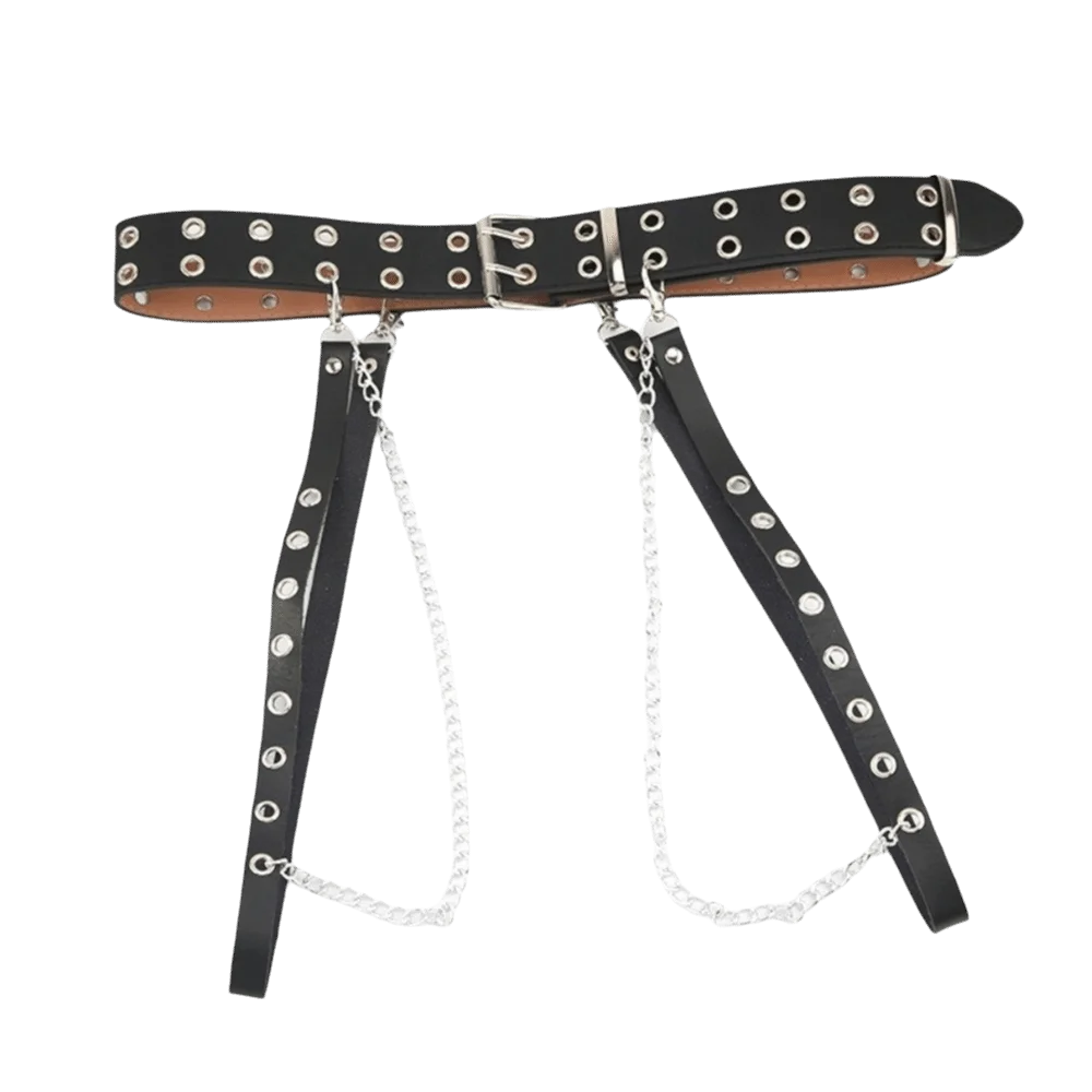 Personality JK Women Waist Belt Hip Hop Gothic PU Leather Belt Shoulder Strap Detachable Skirt Belt Suit Decoration
Personality JK Women Waist Belt Hip Hop Gothic PU Leather Belt Shoulder Strap Detachable Skirt Belt Suit Decoration