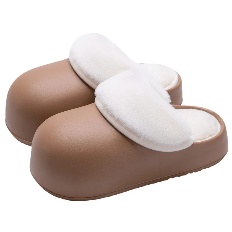 New Minimalist Waterproof Cotton Slippers For Autumn And Winter Plush Indoor Home Thick Bottom Detachable Cotton Slippers
New Minimalist Waterproof Cotton Slippers For Autumn And Winter Plush Indoor Home Thick Bottom Detachable Cotton Slippers