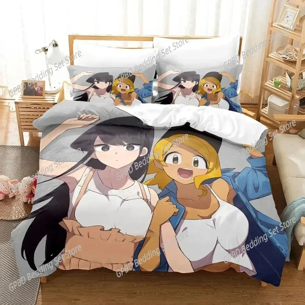 Anime Komi Can't Communicate Bedding Set Duvet Cover Bed Set Quilt Cover Pillowcase Comforter king Queen Size Boys Adult
Anime Komi Can't Communicate Bedding Set Duvet Cover Bed Set Quilt Cover Pillowcase Comforter king Queen Size Boys Adult