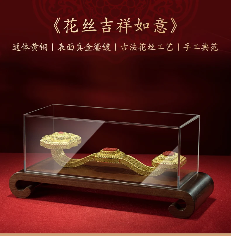 Copper Master's Bronze Ornament "Auspicious Flower Silk" Living Room Desktop TV Cabinet Home Decoration housewarming Gift
Copper Master's Bronze Ornament "Auspicious Flower Silk" Living Room Desktop TV Cabinet Home Decoration housewarming Gift