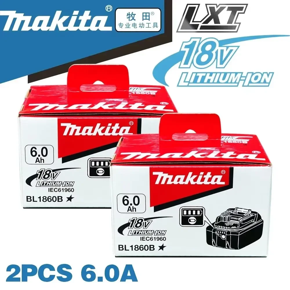Original for Makita Rechargeable 6.0Ah Battery, Replaceable LED Lithium-ion, compatible 18V Power Tool DDF487 DTD173 DTW730
Original for Makita Rechargeable 6.0Ah Battery, Replaceable LED Lithium-ion, compatible 18V Power Tool DDF487 DTD173 DTW730