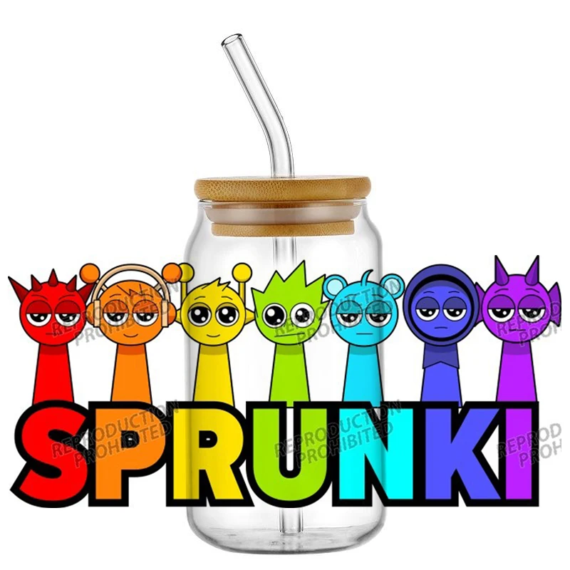 Новые 3D-наклейки Sprunki из стекла с мультяшным дизайном, УФ-печать DTF, для кружек 16 унций, водонепроницаемые, для самостоятельного оформления стаканов, кружек, телефонов
Новые 3D-наклейки Sprunki из стекла с мультяшным дизайном, УФ-печать DTF, для кружек 16 унций, водонепроницаемые, для самостоятельного оформления стаканов, кружек, телефонов