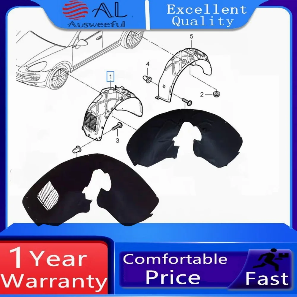 2011-2018 year Front Fender Liner wheel arch liner mud guard for Porsche Cayenne 958 95850496100 95850496102 95850496104
2011-2018 year Front Fender Liner wheel arch liner mud guard for Porsche Cayenne 958 95850496100 95850496102 95850496104