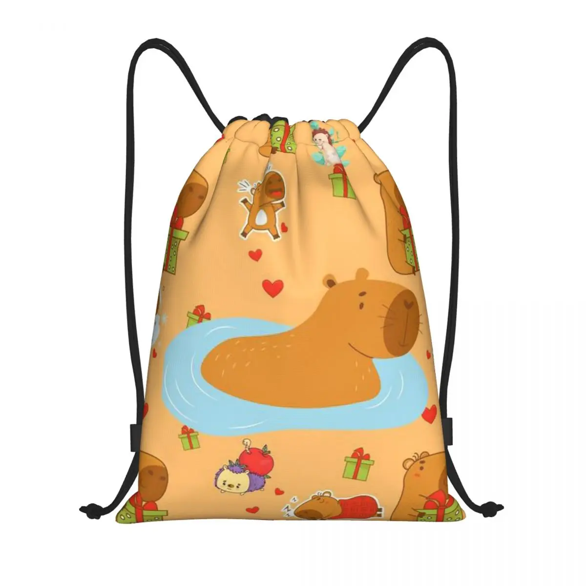 Изготовленные на заказ сумки Capybara на шнурке для женщин и мужчин, легкий спортивный рюкзак для хранения в тренажерном зале
Изготовленные на заказ сумки Capybara на шнурке для женщин и мужчин, легкий спортивный рюкзак для хранения в тренажерном зале